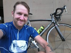 Ryan with his bike