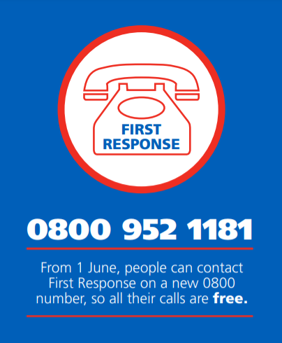 First Response service for urgent mental health support has new freephone number from today