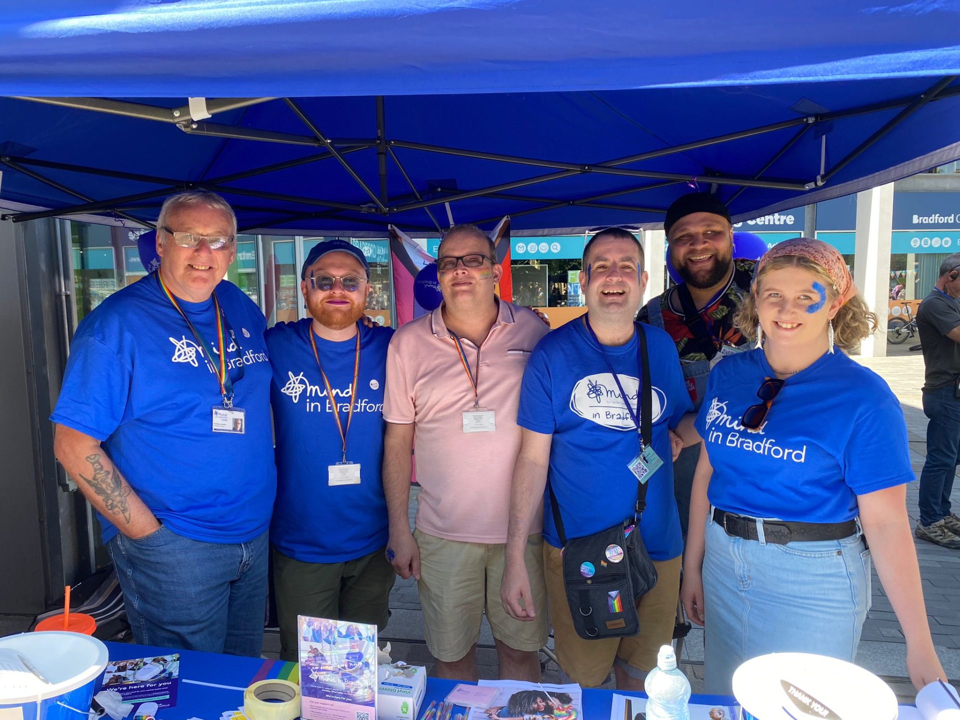 Bradford District and Craven Mind spreads awareness and glitter at Pride