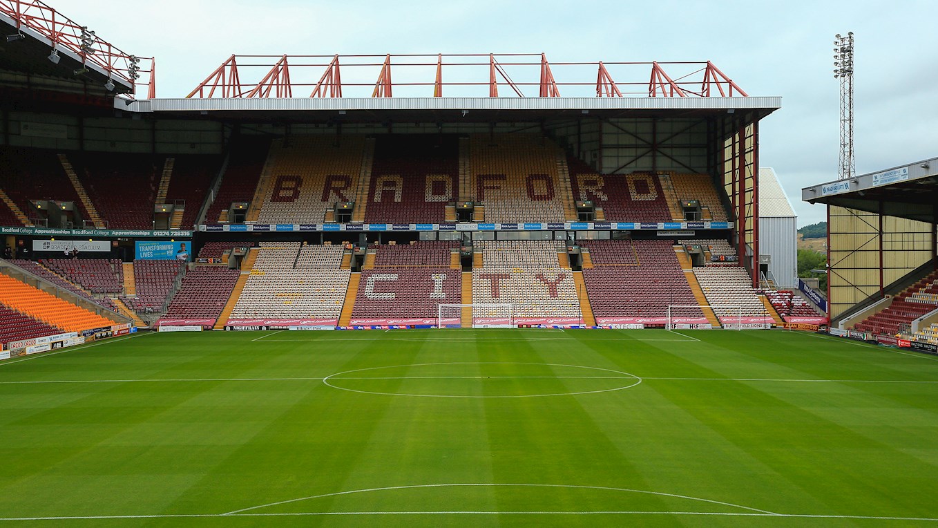 Step Up for Bradford’s mental health at iconic stadium!